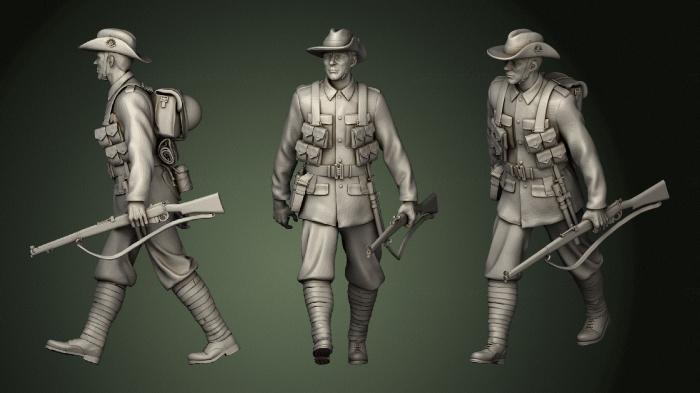 Military figurines (STKW_0627) 3D model for CNC machine