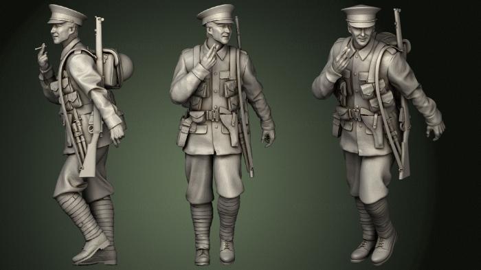 Military figurines (STKW_0628) 3D model for CNC machine