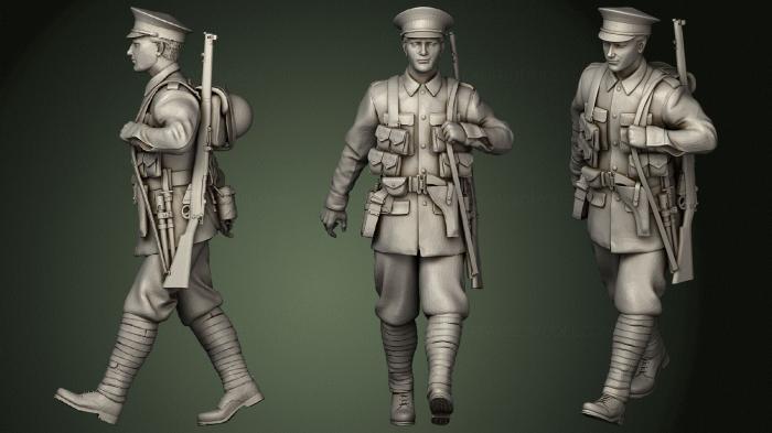Military figurines (STKW_0629) 3D model for CNC machine