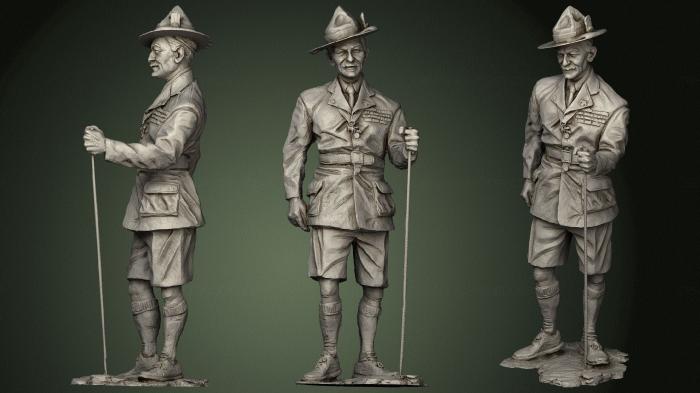 Military figurines (STKW_0634) 3D model for CNC machine