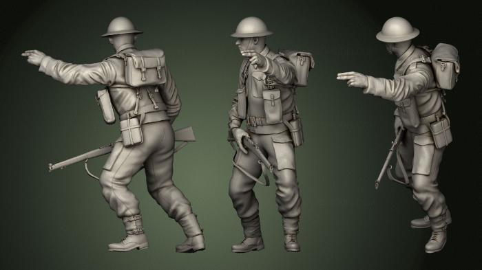 Military figurines (STKW_0676) 3D model for CNC machine