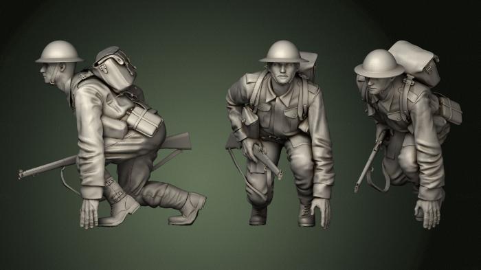 Military figurines (STKW_0677) 3D model for CNC machine