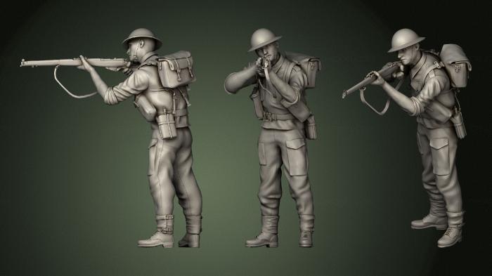 Military figurines (STKW_0678) 3D model for CNC machine