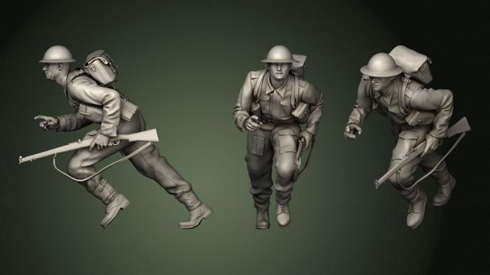 Military figurines (STKW_0679) 3D model for CNC machine
