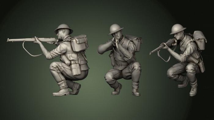 Military figurines (STKW_0680) 3D model for CNC machine