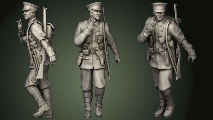 Military figurines (STKW_0681) 3D model for CNC machine