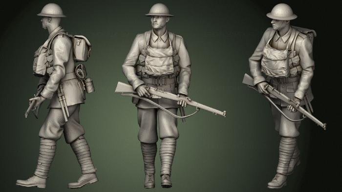 Military figurines (STKW_0682) 3D model for CNC machine
