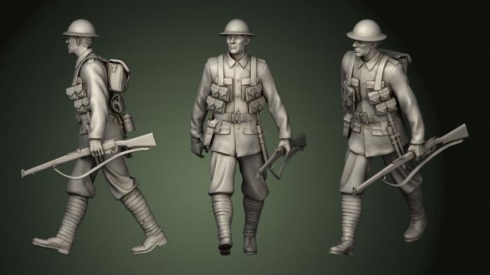 Military figurines (STKW_0684) 3D model for CNC machine