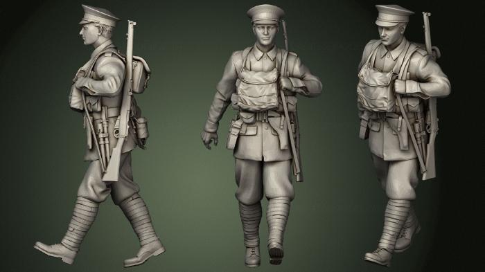 Military figurines (STKW_0685) 3D model for CNC machine