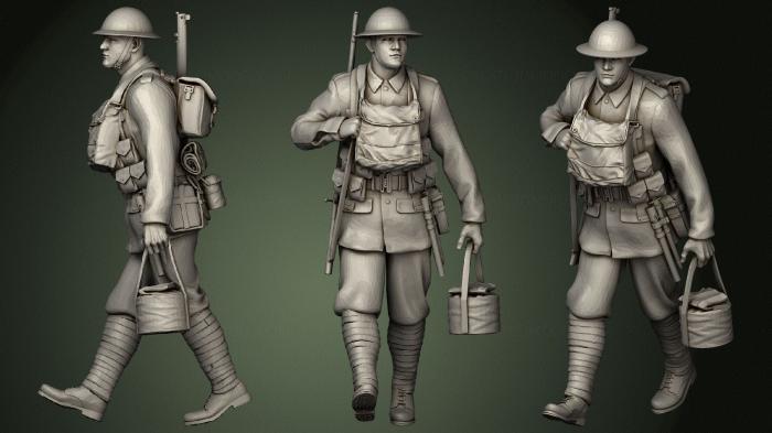 Military figurines (STKW_0686) 3D model for CNC machine