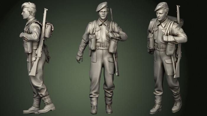 Military figurines (STKW_0687) 3D model for CNC machine