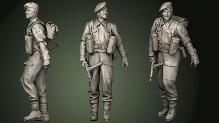Military figurines (STKW_0689) 3D model for CNC machine