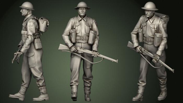 Military figurines (STKW_0690) 3D model for CNC machine