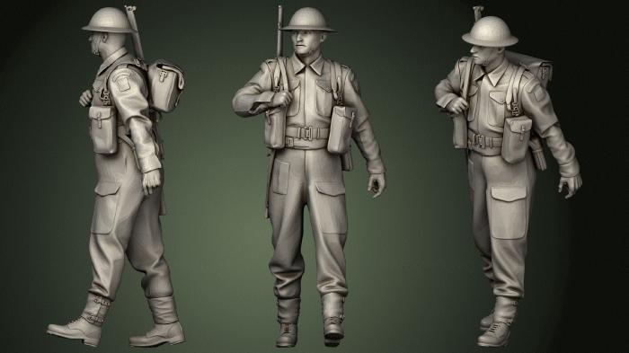Military figurines (STKW_0691) 3D model for CNC machine