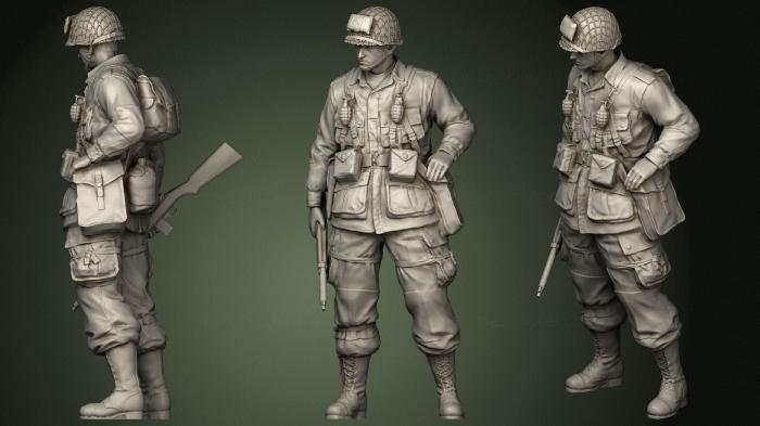 Military figurines (STKW_0750) 3D model for CNC machine