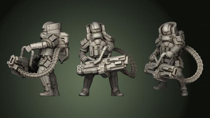 Military figurines (STKW_0814) 3D model for CNC machine