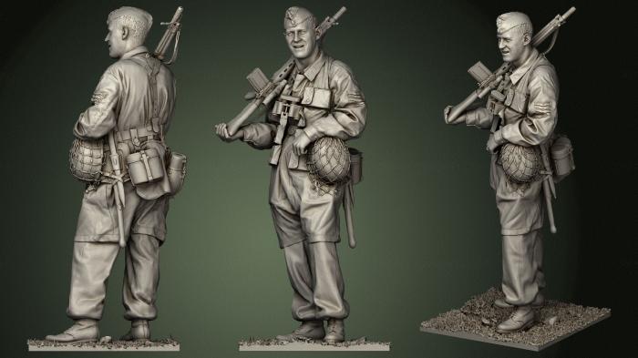Military figurines (STKW_0929) 3D model for CNC machine