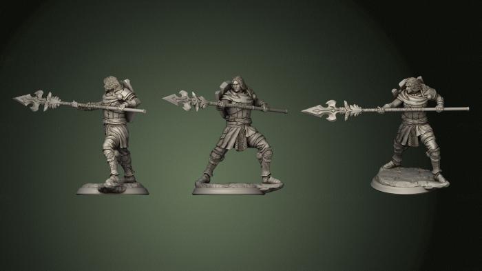 Military figurines (STKW_1017) 3D model for CNC machine
