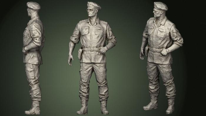 Military figurines (STKW_1025) 3D model for CNC machine