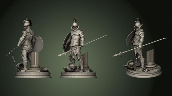 Military figurines (STKW_1113) 3D model for CNC machine