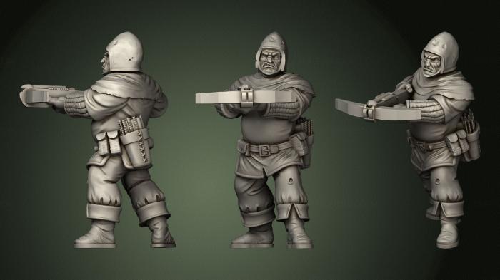 Military figurines (STKW_1151) 3D model for CNC machine