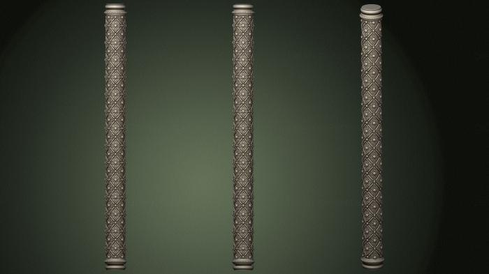 Church pillar (SC_0119) 3D model for CNC machine