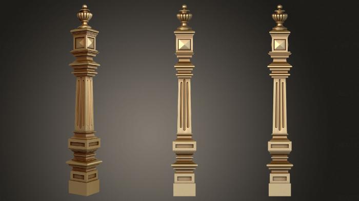 Pillar (ST_0333) 3D model for CNC machine
