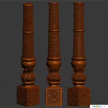 Pillar (ST_0399) 3D model for CNC machine