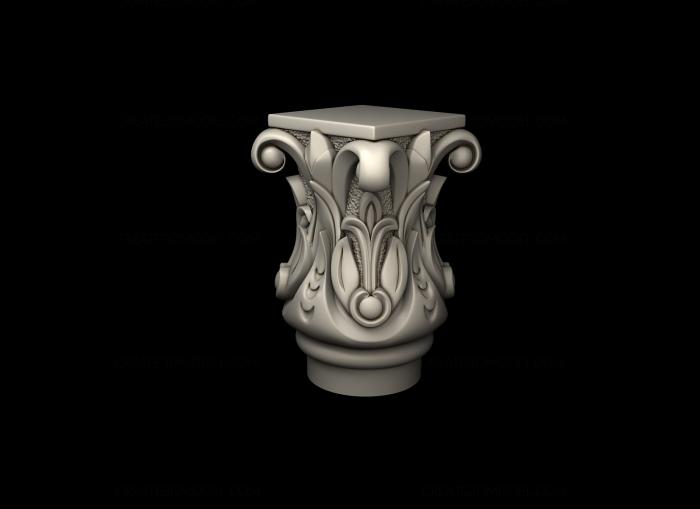 Pillar (ST_0408) 3D model for CNC machine