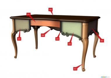 Tables (STL_0428) 3D model for CNC machine