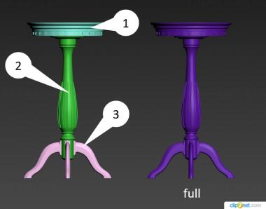 Tables (STL_0438) 3D model for CNC machine