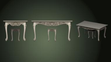 Tables (STL_0448) 3D model for CNC machine