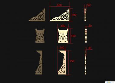 Tables (STL_0453) 3D model for CNC machine