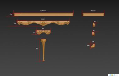 Tables (STL_0455) 3D model for CNC machine