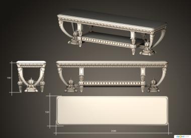 Tables (STL_0457) 3D model for CNC machine