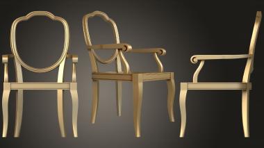 Chair (STUL_0132) 3D model for CNC machine