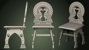 Chair (STUL_0148) 3D model for CNC machine