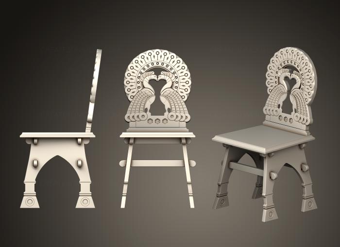 Chair (STUL_0156) 3D model for CNC machine