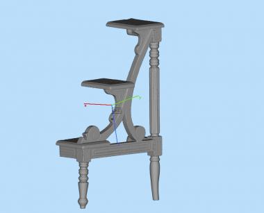 Chair (STUL_0162) 3D model for CNC machine