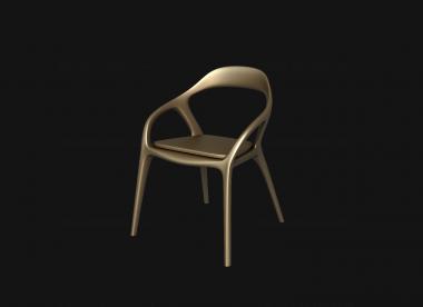 Chair (STUL_0166) 3D model for CNC machine