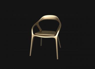 Chair (STUL_0166) 3D model for CNC machine