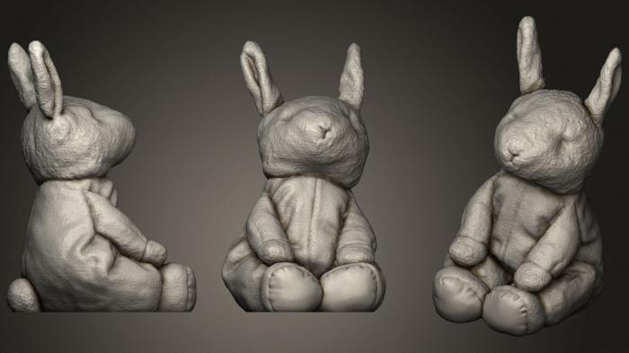 نموذج ثلاثي الأبعاد لآلة CNC ألعاب الأطفال Goodnight Moon Bunny (تم مسحها ضوئيًا ثلاثي الأبعاد)
