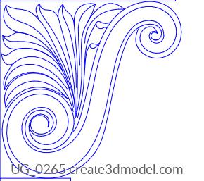 Corner (UG_0265) 3D model for CNC machine