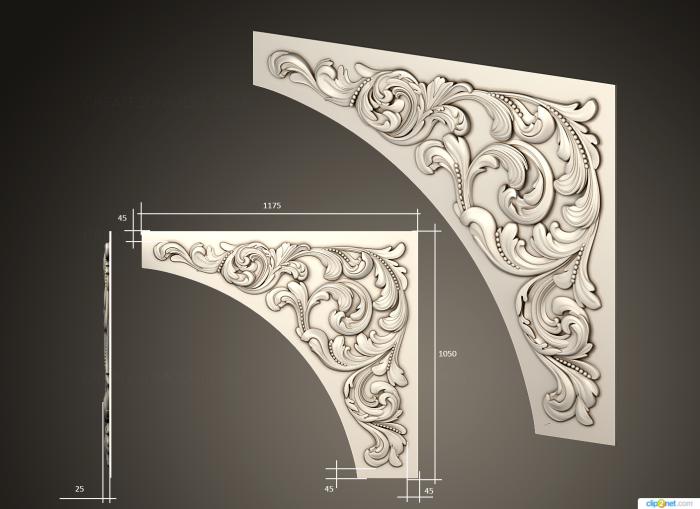 Corner (UG_0269) 3D model for CNC machine