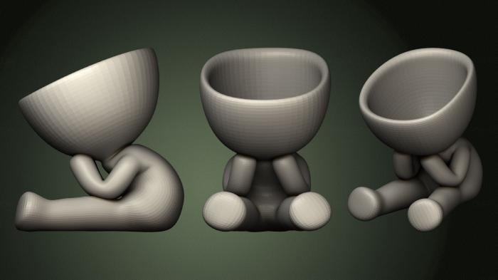 Vases (VZ_0394) 3D model for CNC machine
