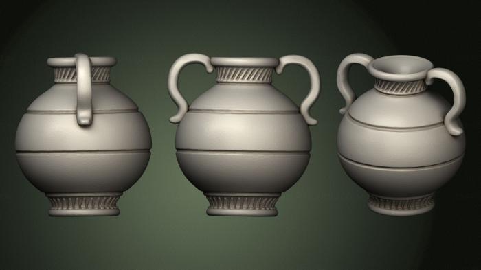 Vases (VZ_0517) 3D model for CNC machine