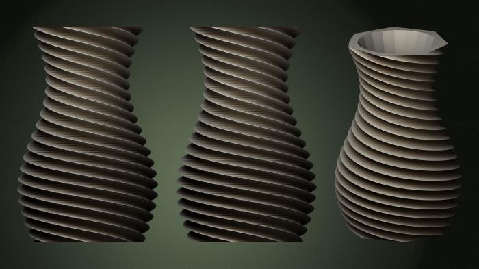 Vases (VZ_0835) 3D model for CNC machine