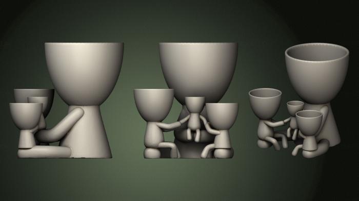 Vases (VZ_0972) 3D model for CNC machine