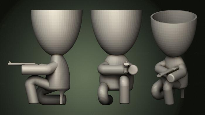 Vases (VZ_0976) 3D model for CNC machine