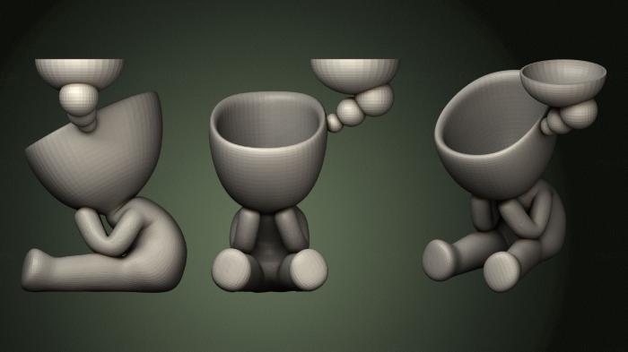 Vases (VZ_0982) 3D model for CNC machine
